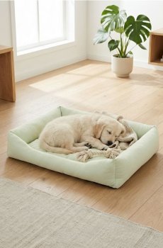 Ліжечко для домашніх тварин - світло-зелений
