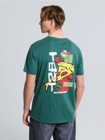 Футболка з принтом Teenage Mutant Ninja Turtles - свіжий зелений