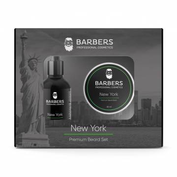 Набор для ухода за бородой Barbers New York (бальзам для бороды, 50 мл + масло для бороды, 30 мл) Набор для ухода за бородой Barbers New York (бальзам для бороды, 50 мл + масло для бороды, 30 мл)