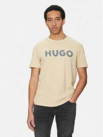 HUGO Футболка Dulivio 50467556 Бежевий Regular Fit HUGO Футболка Dulivio 50467556 Бежевий Regular Fit