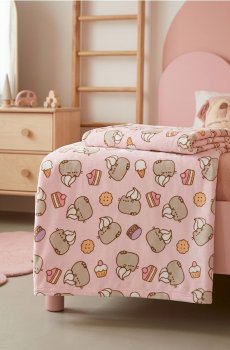 Плед Pusheen the Cat - пастельний рожевий