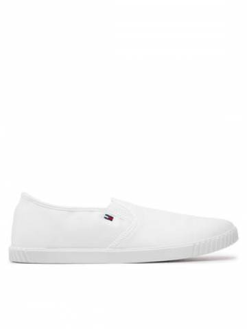 Tommy Hilfiger Кросівки Canvas Slip-On Sneaker FW0FW07806 Білий