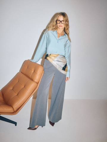 Mohito - ШТАНИ - сірий - 32