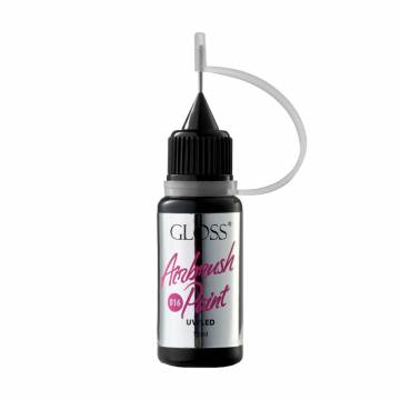 Краска для аэрографа Gloss Airbrush Paint UV/LED 016, 12 мл Краска для аэрографа Gloss Airbrush Paint UV/LED 016, 12 мл