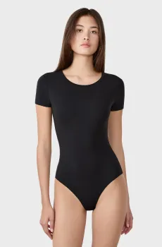 Женское черное боди PURE SOFT Черный S Etam 6554860