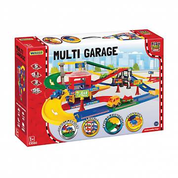 Игровой набор Wader Play Tracks Garage Паркинг с трассой, от 1 года (53080) Игровой набор Wader Play Tracks Garage Паркинг с трассой, от 1 года (53080)