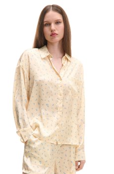 Cropp - Атласна сорочка - світло-жовтий