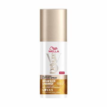 Питательный спрей для волос WELLA Deluxe Lotion Spray Dream Silk & Nourish, 150 мл Питательный спрей для волос WELLA Deluxe Lotion Spray Dream Silk & Nourish, 150 мл