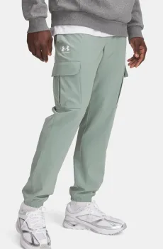 Мужские мятные спортивные брюки UA Vibe Woven Cargo Pants Ментоловый S Under Armour 1386558-348