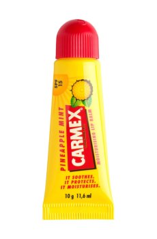 Бальзам для губ Carmex SPF 15 со вкусом ананаса и мяты, 10 г (туба)