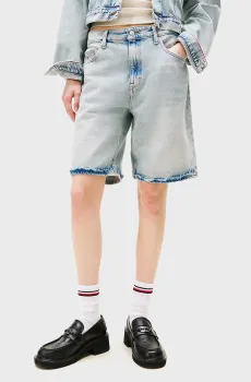 Женские голубые джинсовые шорты BERMUDA Голубой 25 Tommy Jeans DW0DW20086