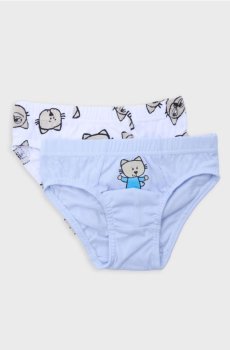 Труси, 2 пари Kitty Kotty - блакитний