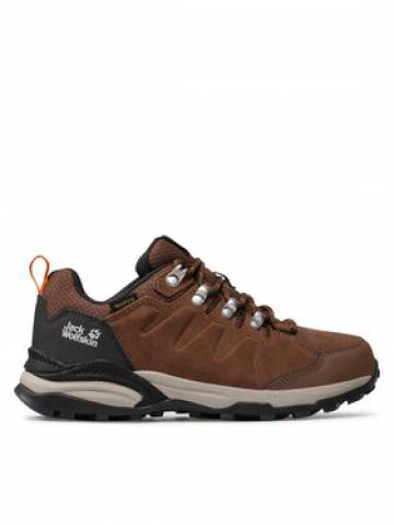 Jack Wolfskin Трекінгові черевики Refugio Texapore Low W 4050821 Коричневий Jack Wolfskin Трекінгові черевики Refugio Texapore Low W 4050821 Коричневий