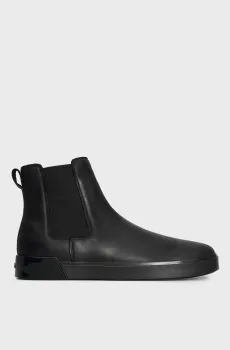 Мужские черные кожаные челси HYBRID CHELSEA BOOT Черный 43 Calvin Klein HM0HM01212