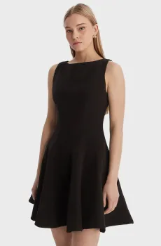 Женское черное платье Черный L Guess W6RK57.WJ792;JBLK