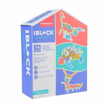 Головоломка iBlock Create & Play от 3 лет, 74 детали (PL-921-314) Головоломка iBlock Create & Play от 3 лет, 74 детали (PL-921-314)