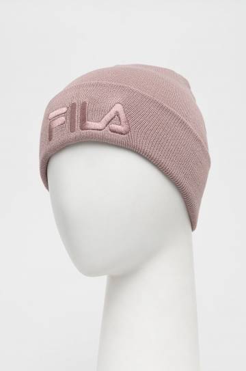 Шапка Fila цвет розовый Шапка Fila цвет розовый