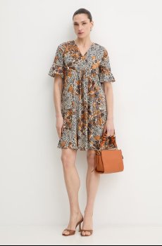 Хлопковое платье Weekend Max Mara FUOCO