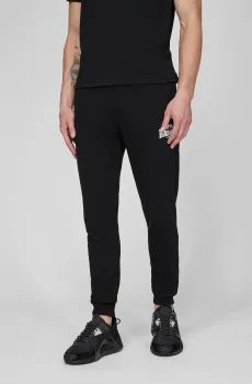 Мужские черные спортивные брюки Черный L Lonsdale 117107