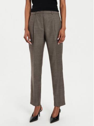 Weekend Max Mara Штани з тканини Caldaia 2425136132 Коричневий Slim Fit Weekend Max Mara Штани з тканини Caldaia 2425136132 Коричневий Slim Fit