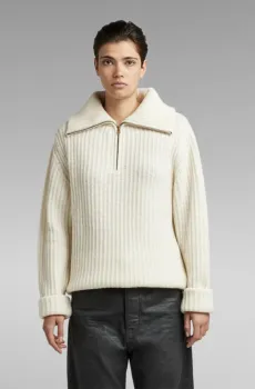 Женская белая шерстяная кофта Белый L G-Star RAW D22121,D170