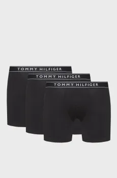 Мужские черные боксеры (3 шт) BOXER BRIEF DTM Черный S Tommy Hilfiger UM0UM03458
