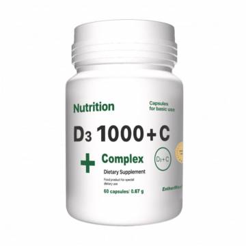 Витамины Д3 и C AB PRO EntherMeal D3 1000 + C Complex+ Caps, 60 капсул Витамины Д3 и C AB PRO EntherMeal D3 1000 + C Complex+ Caps, 60 капсул