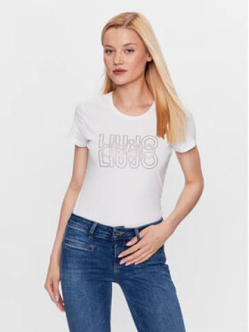 Liu Jo Футболка WF3085 J6308 Білий Regular Fit Liu Jo Футболка WF3085 J6308 Білий Regular Fit