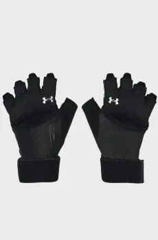 Женские черные кожаные перчатки Ws Weightlifting Gloves Черный M Under Armour 1369831-001