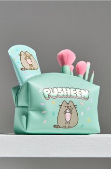 Косметичка з принтом Pusheen The Cat - блідо-зелений