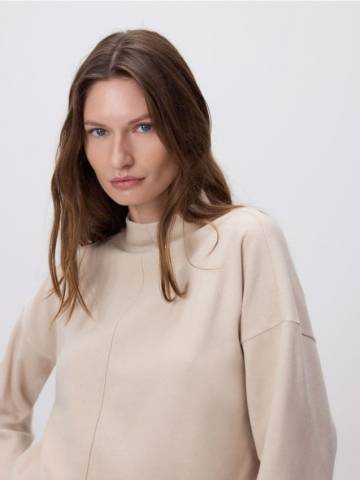 Reserved - LADIES` BLOUSE - нюдовий - ZI666-02X Reserved - LADIES` BLOUSE - нюдовий - ZI666-02X