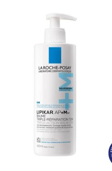Липидовосстанавливающий бальзам La Roche-Posay Lipikar AP+MAX для ухода за сухой и склонной к атопии кожей лица и тела, 400 мл