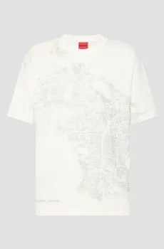 Мужская белая футболка Белый S HUGO 50538955;102