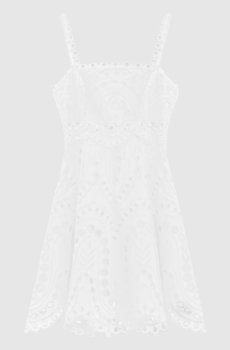 Белое платье мини Zeph