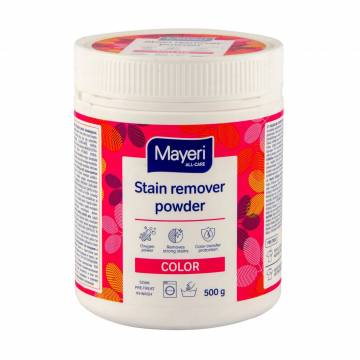 Пятновыводитель для цветных вещей Mayeri Stain Remover Powder Color, 500 г Пятновыводитель для цветных вещей Mayeri Stain Remover Powder Color, 500 г