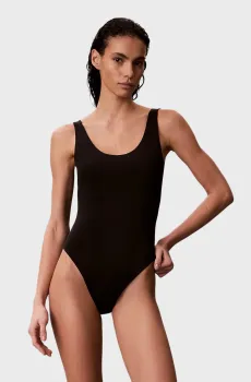 Женский черный купальник SCOOP Черный S Calvin Klein LV00Q61205