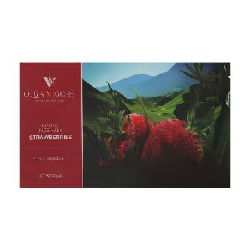 Лифтинговая тканевая маска для лица Vigor Lifting Face Mask Клубника, 30 г