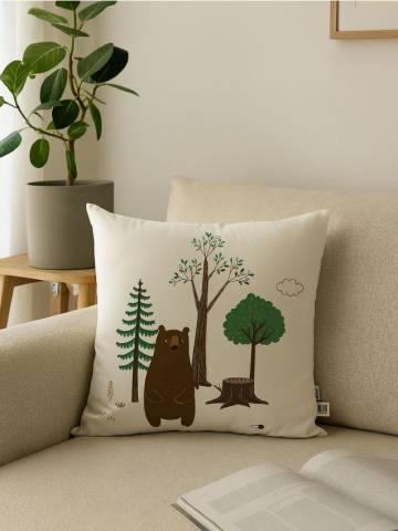 Декоративна подушка - різнобарвний