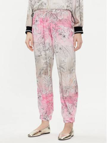 Liu Jo Штани з тканини TA4238 T3247 Рожевий Relaxed Fit Liu Jo Штани з тканини TA4238 T3247 Рожевий Relaxed Fit