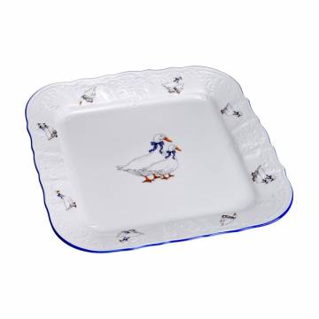 Блюдо Thun Bernadotte Гуси, 26*26 см (P1751006JQZ5936B59)