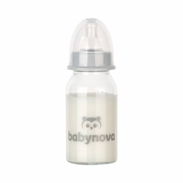 Бутылочка для кормления Baby-Nova стеклянная, 125 мл Бутылочка для кормления Baby-Nova стеклянная, 125 мл