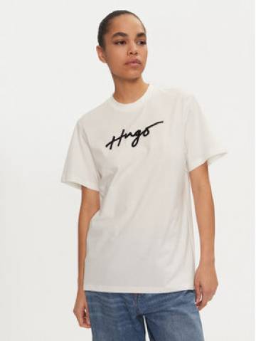 Hugo Футболка 50528585 Écru Regular Fit Hugo Футболка 50528585 Écru Regular Fit