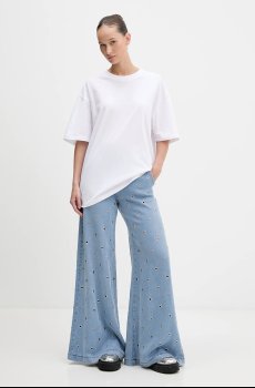 Хлопковая футболка Hugo Blue Oversized _Tee_B_9