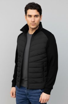 Мужская кофта-ветровка в черном цвете SB-25281-black