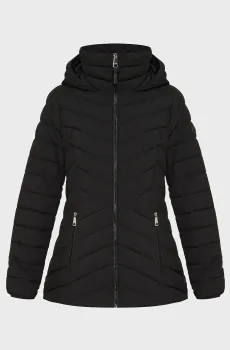 Женская черная куртка Черный XL DKNY DLEMPN45