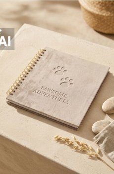 Альбом для фотографій тварин - бежевий