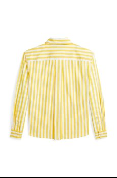 Детская хлопковая рубашка Polo Ralph Lauren