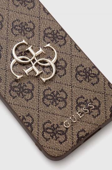 Чехол на телефон Guess A55 A556 цвет коричневый GUHCSA554GMGBR Чехол на телефон Guess A55 A556 цвет коричневый GUHCSA554GMGBR