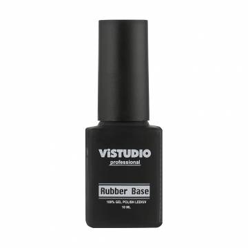 База для гель-лака ViSTUDIO Professional Rubber Base 100% Gel Polish LED/UV, 10 мл База для гель-лака ViSTUDIO Professional Rubber Base 100% Gel Polish LED/UV, 10 мл