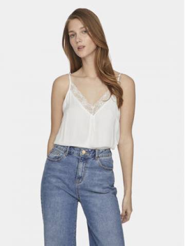 Vila Топ Cava 14084535 Білий Regular Fit Vila Топ Cava 14084535 Білий Regular Fit